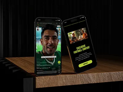 Sports Live Streaming & Community App app design mobile mobile app ui uiux ux