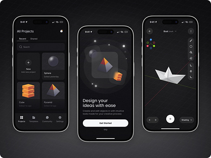 Mobile 3D Editor Concept