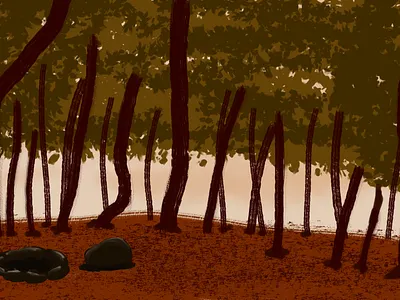 Animated Short Film Forest Concept Art environment art environment painting illustration