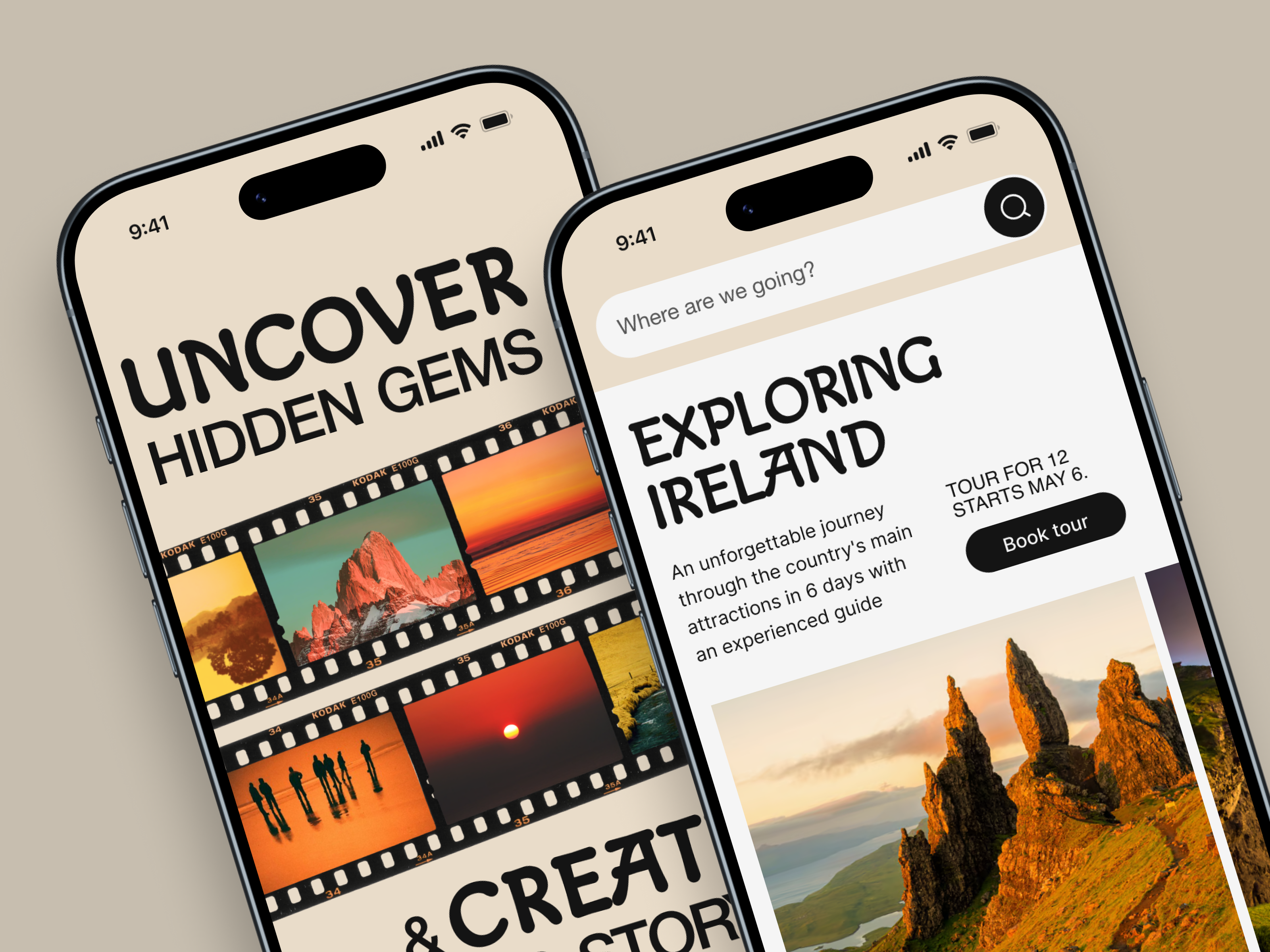 Travel Itinerary Planner Mobile App UI Design
