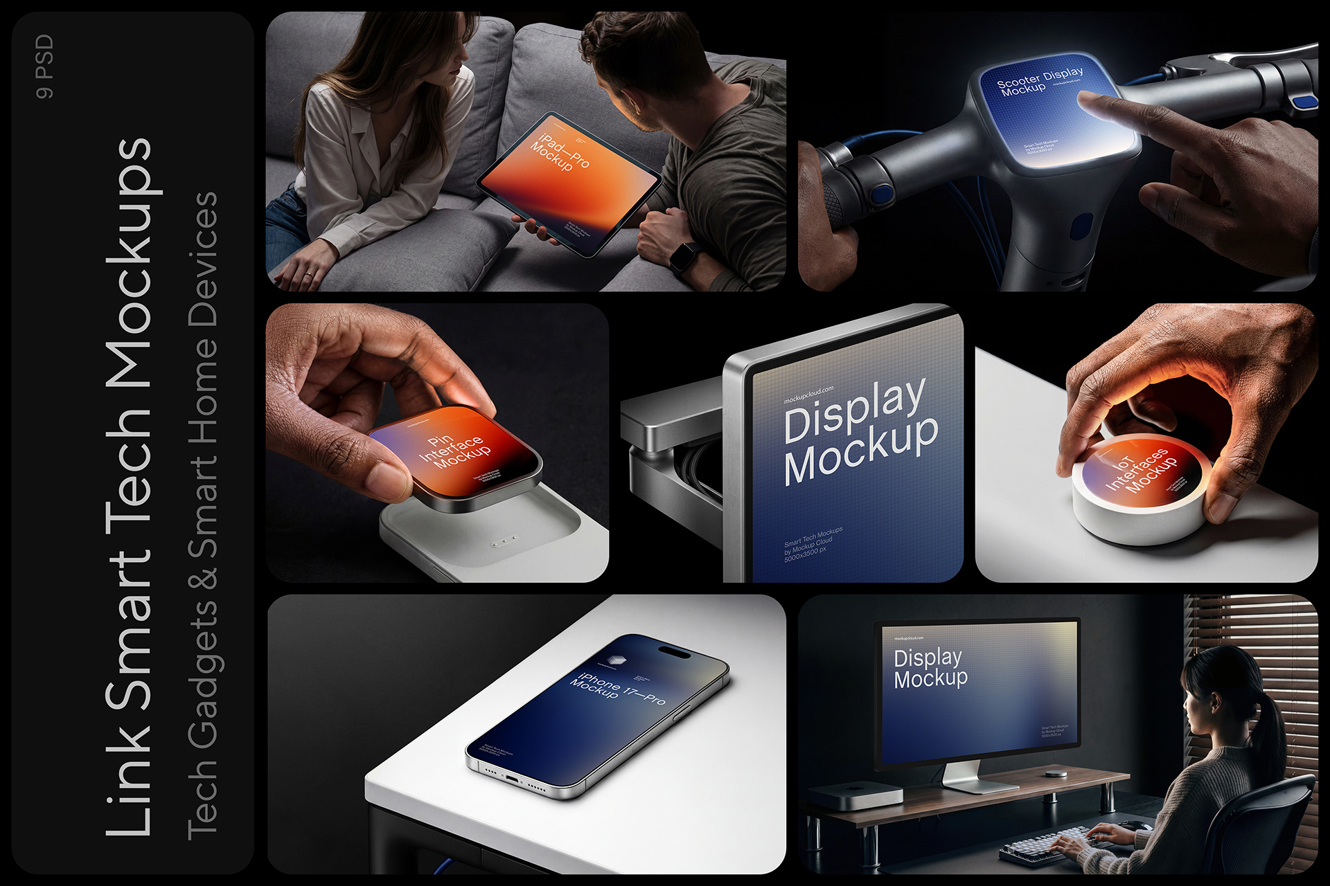 Smart Tech Device Mockups / Link Series 3d animation branding design download free freebie graphic design illustration logo mockup mockup cloud motion graphics ui vector