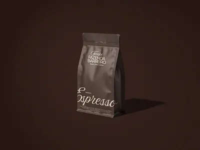 Coffee Packaging Label — Espresso Edition brand identity branding brown clean coffee coffee branding espresso graphic design label design luxury minimal modern packaging print design quiet luxury typography visual identity