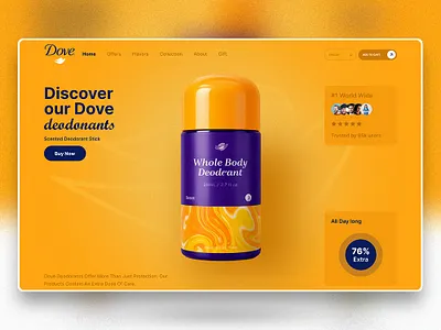 Dove Website design 3d animation branding design dove elementor graphic design illustration landing page logo marketing motion graphics ui ux vector web webdesign website website design