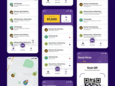 Hint – Feedback Sharing Platform app design app ui customer review design live stream app mobile app mobile ui product design responsive design review app review platform saas social sharing app startup ui design user interface ux design wavespace website