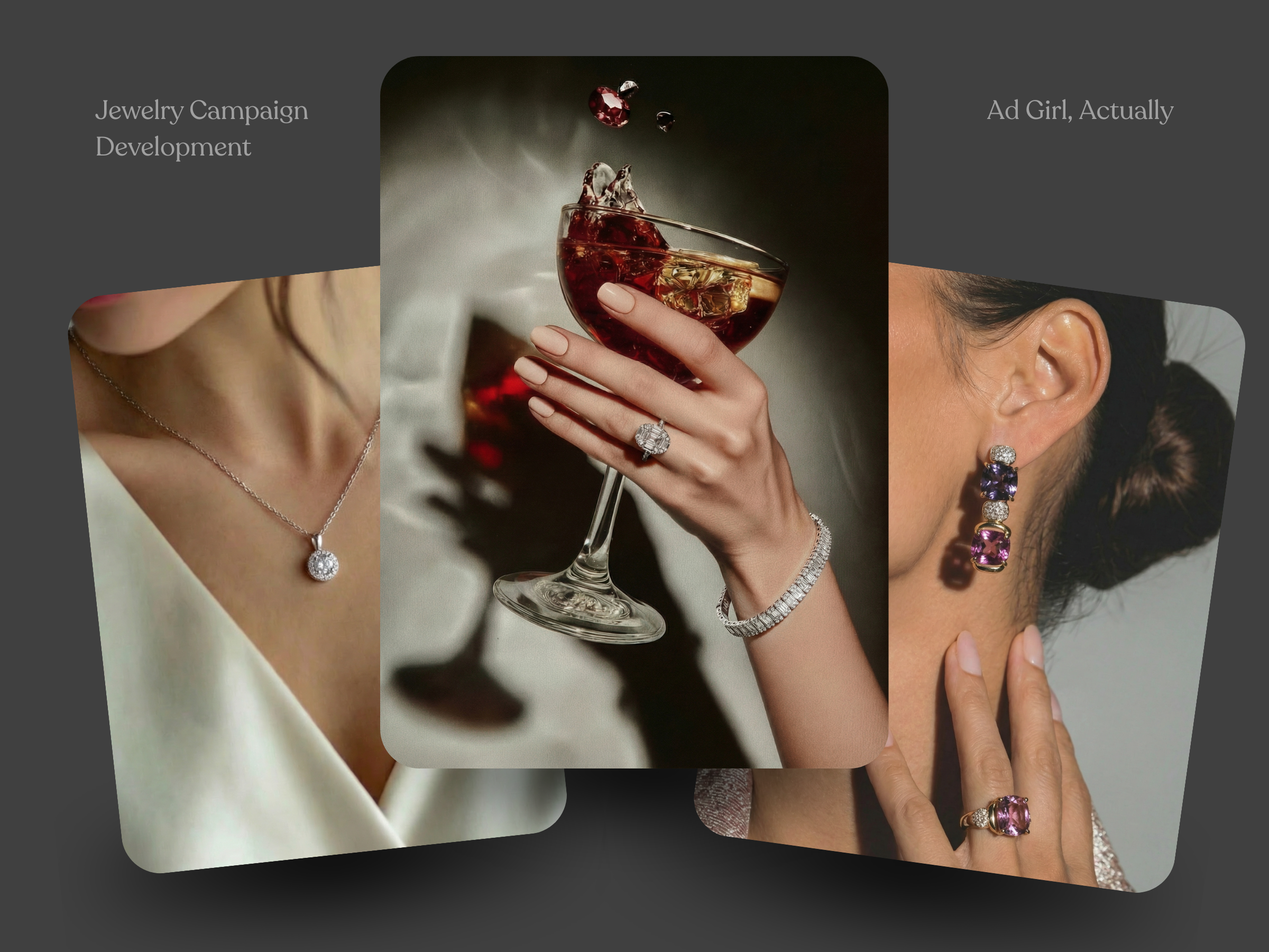 Alexandra Jewelry — AI Campaign Direction & Brand Strategy ai content branded content branding content design graphic design illustration marketing