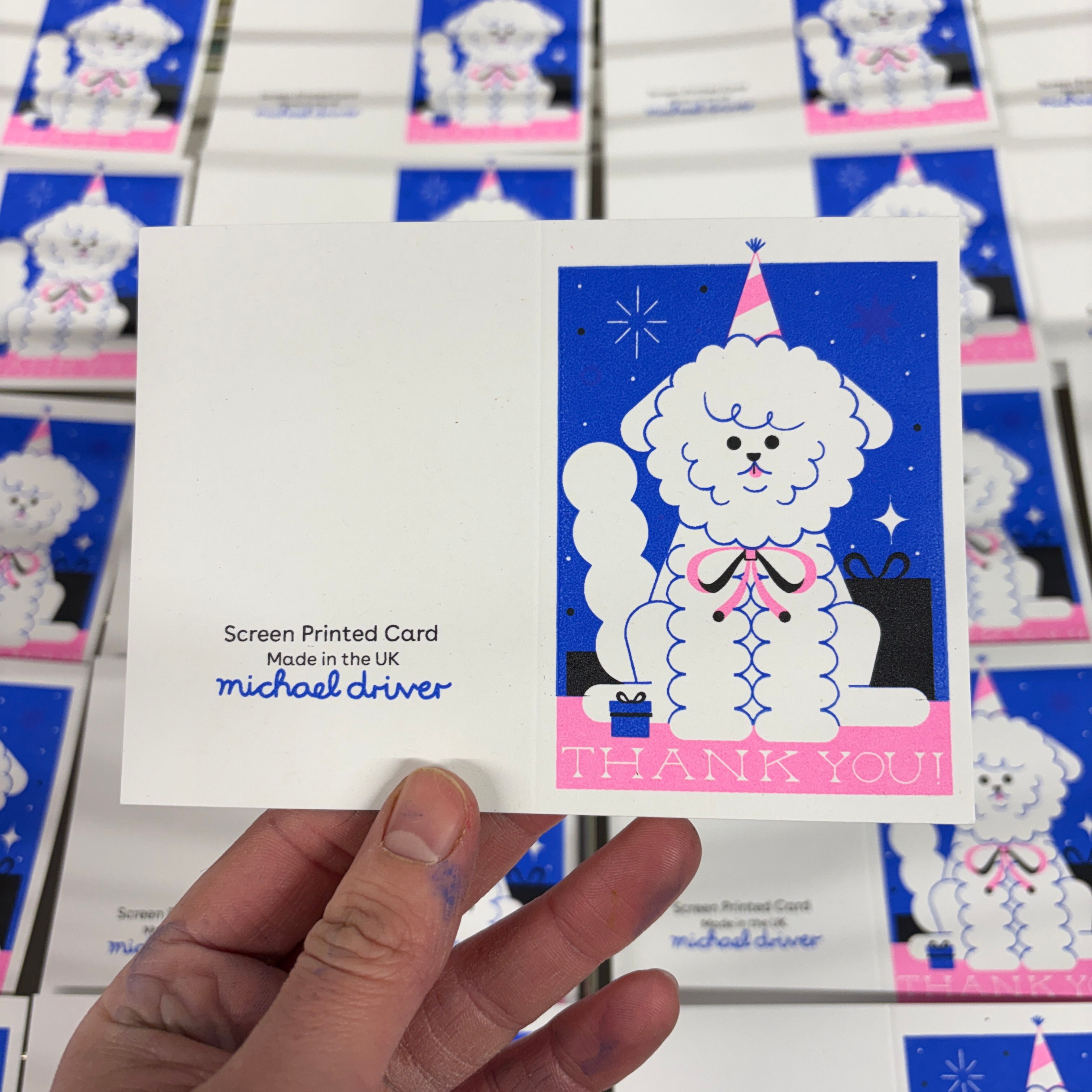 Puppy Greetings Card colour design editorial illustration greetings card illustration print stationary