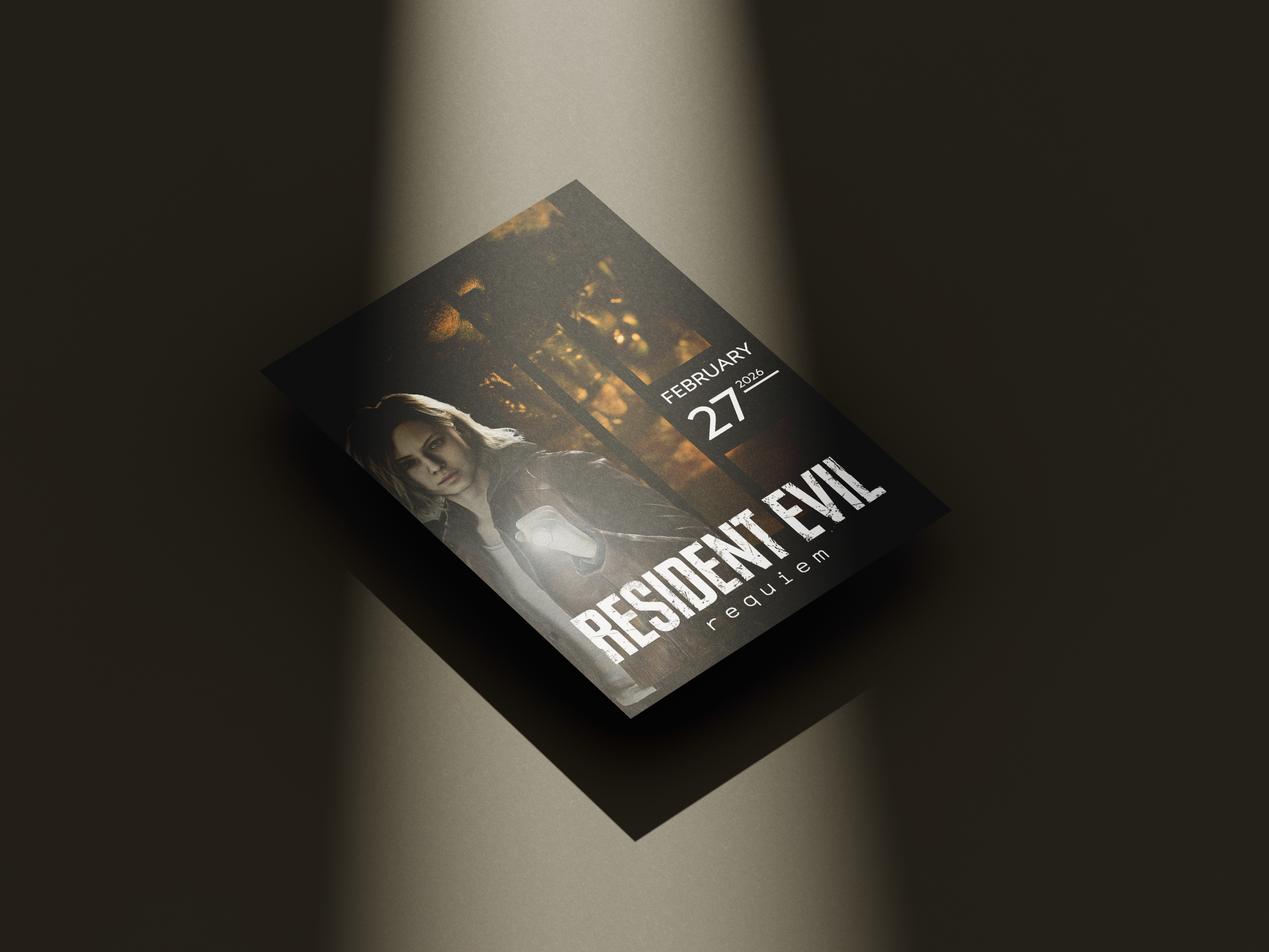 Conceptual Poster Design - Resident Evil Requiem conceptual design game graphic design poster poster design print design resident evil