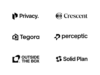 Minimalist Tech & B2B Logo Design