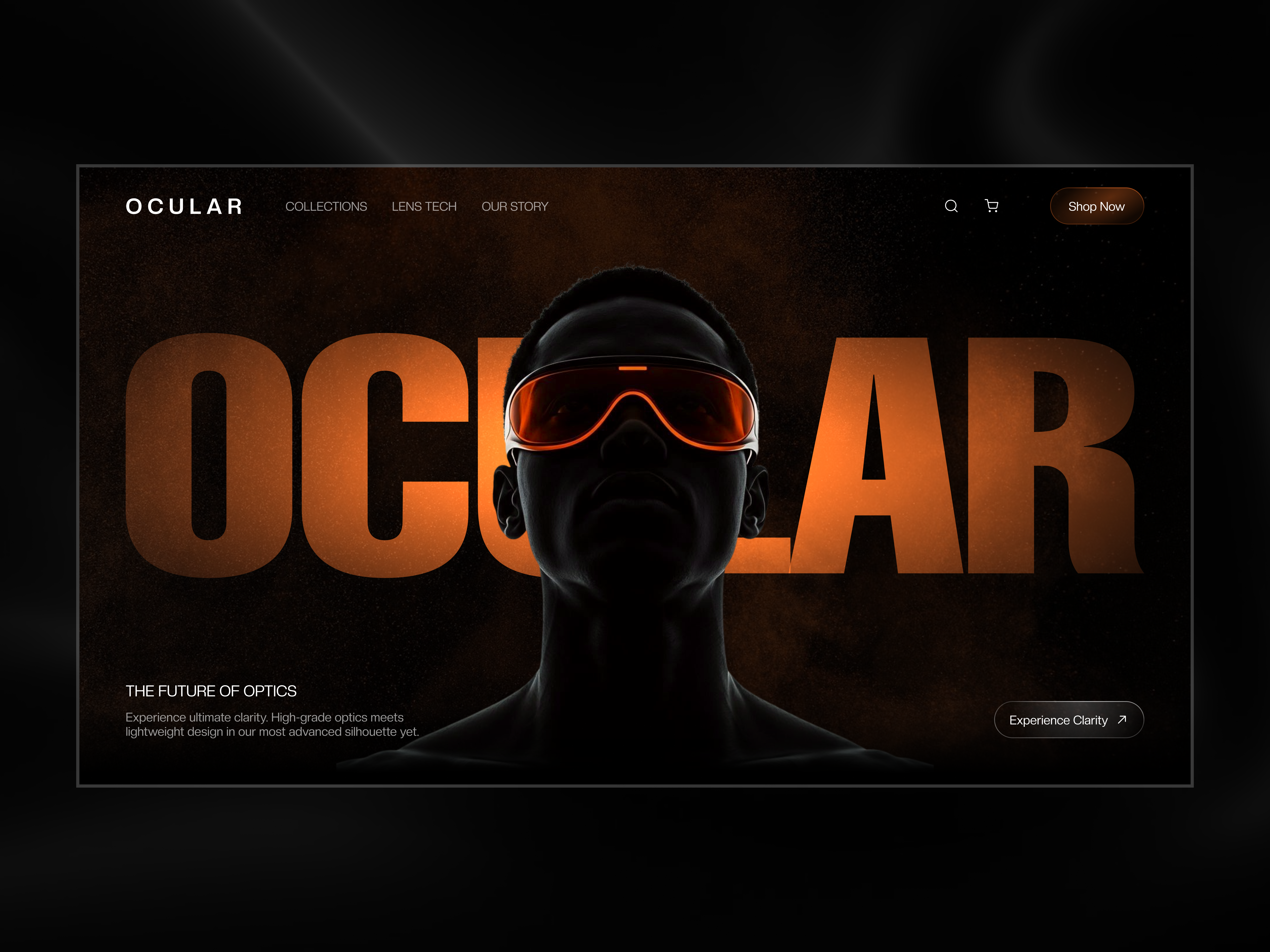Example of Landing Page Hero Section UI Design