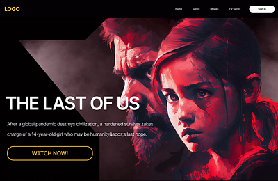 Movies Landing page adobe xd branding design figma graphic design landing page ui user ux web design