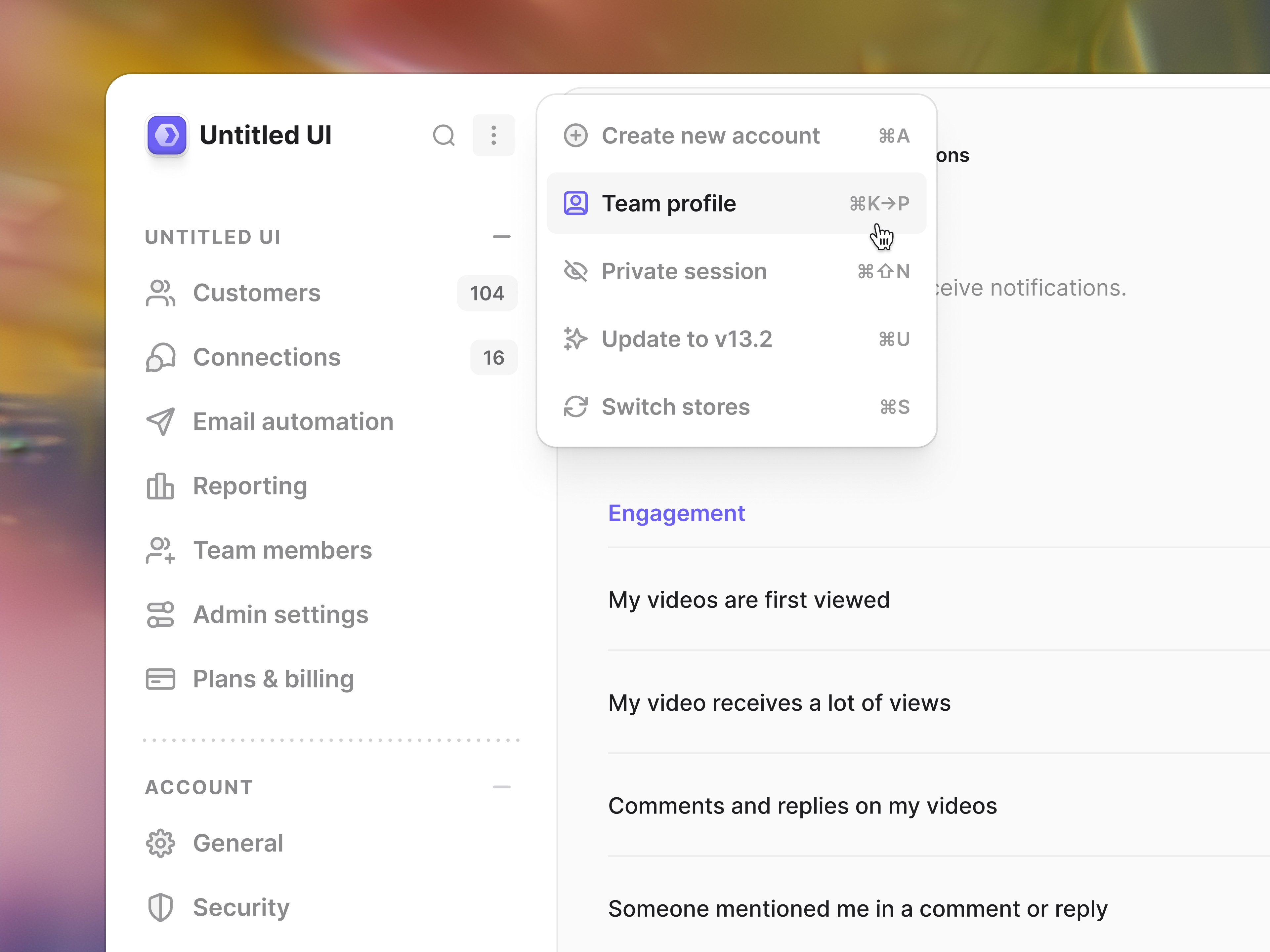 More options — Untitled UI