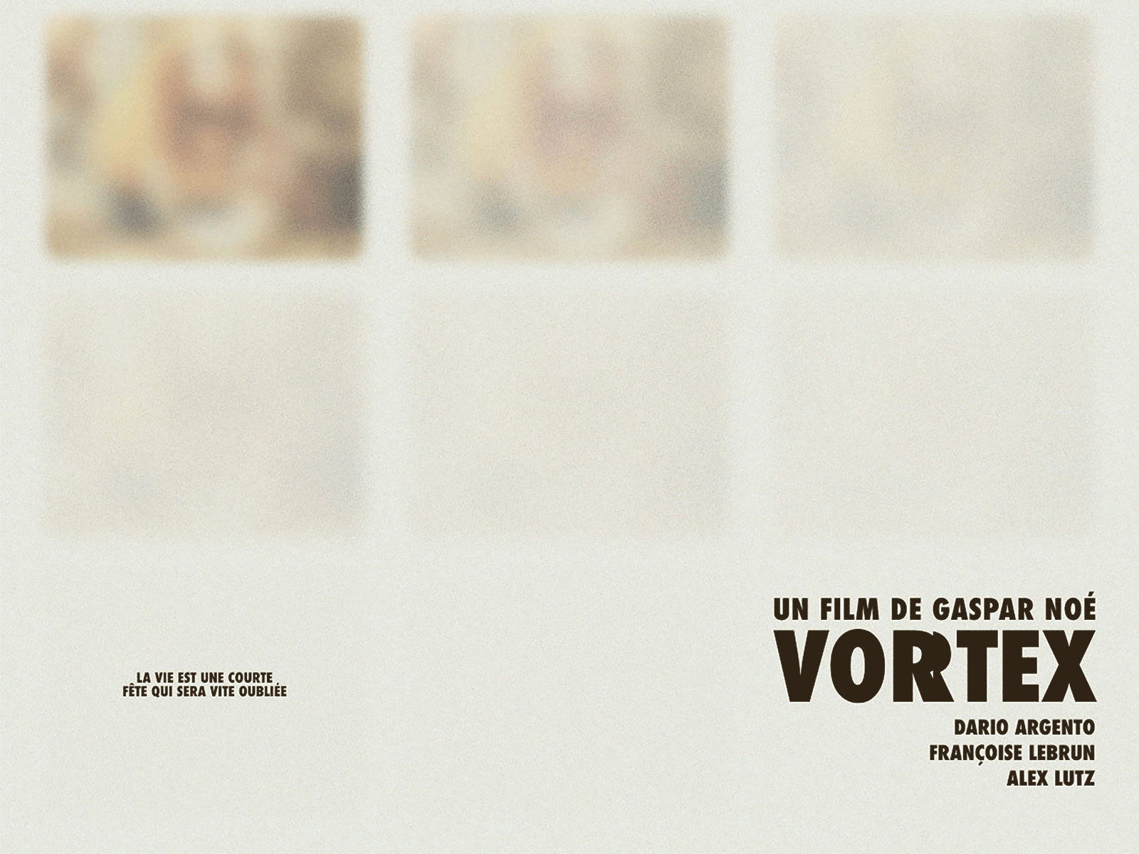 Gaspar Noé’s ‘Vortex’ animation gaspar noe movie movie poster movie posters movies poster poster design poster designer type vortex