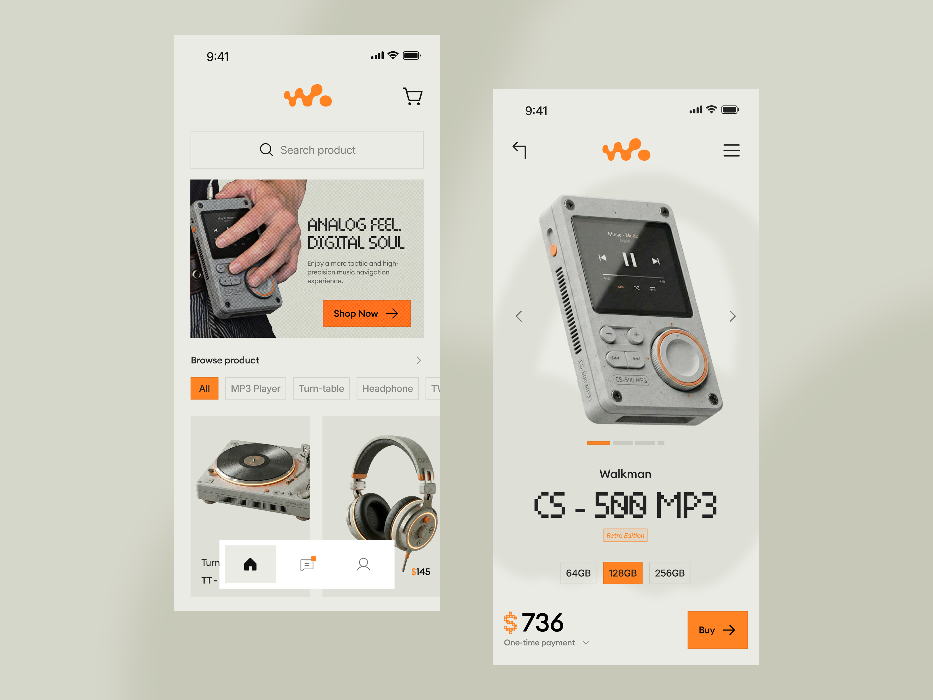Example of Mobile App Concept & UI Design