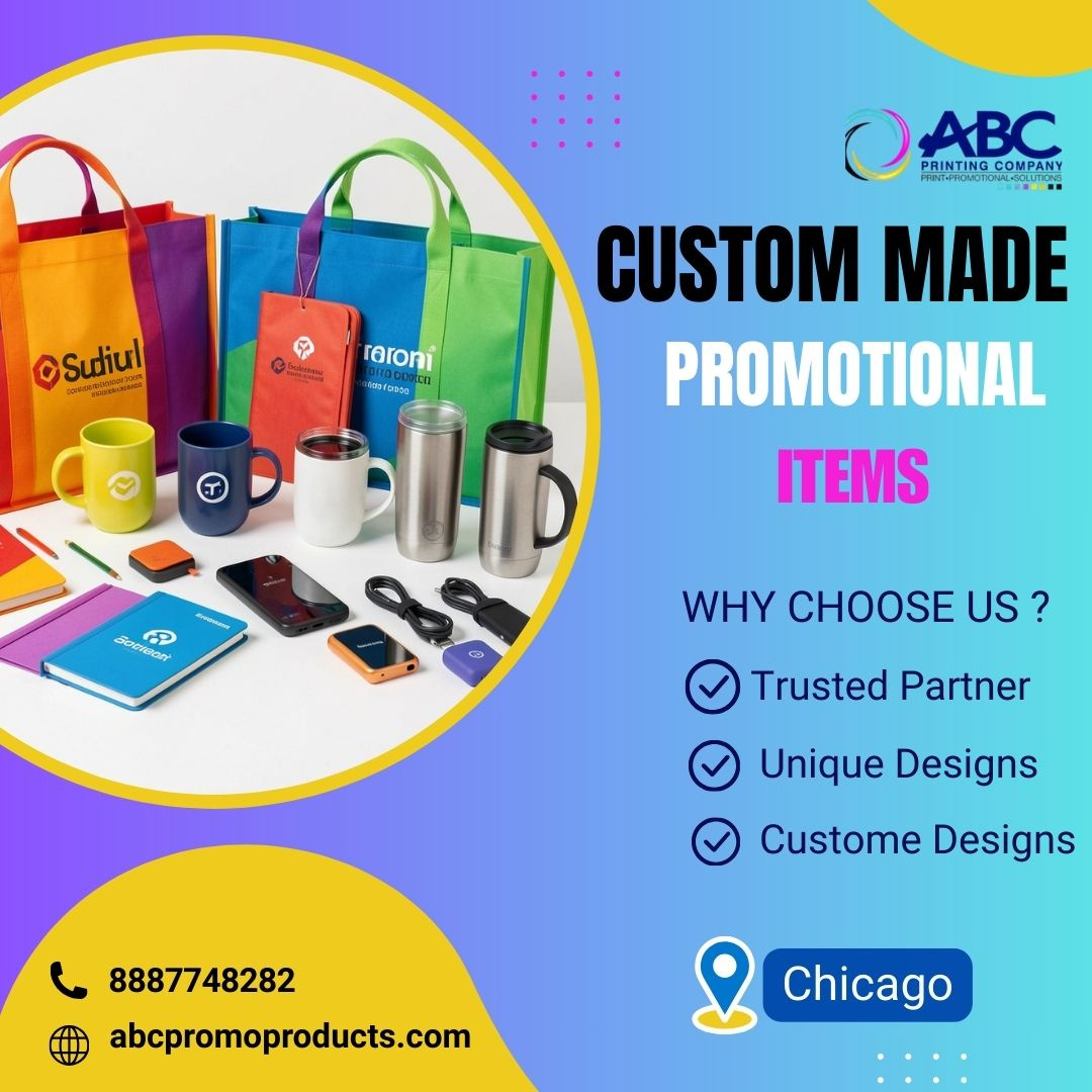 Custom Made Promotional Items in Chicago
