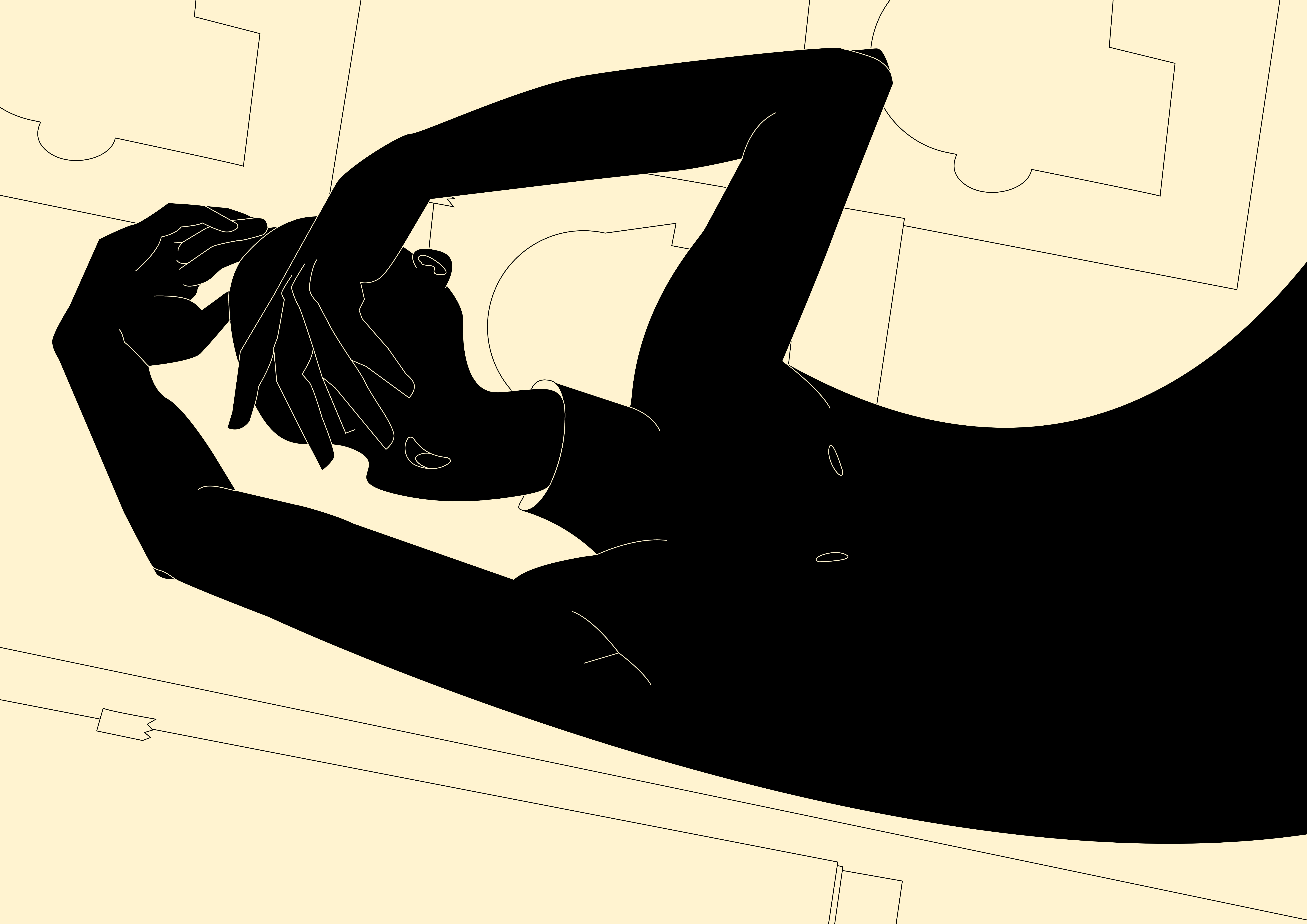 Twisting abstract artwork book cover branding composition cover design editorial editorial illustration emotions illustration inner self laconic lines minimal mood poster self image twisting