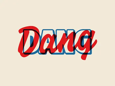 Dang 010 design handlettering handtype hashtaglettering lettering process vector vectormachine