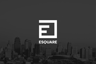 E Square - Logo Design architecture branding creative design firm geometric graphic design logo logo design logos minimal minimalistic modern shape smart square studio vector