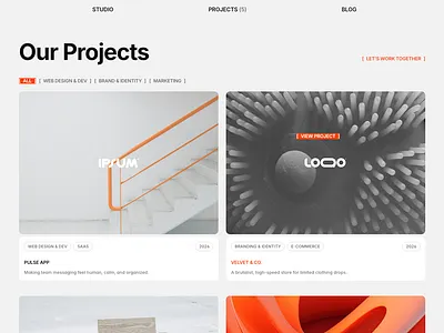 PHONI — Free Framer Agency Template agency framer free landing page orange projects template ui website