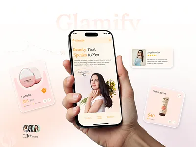 Landing Page Design - Beauty Website beauty beauty care website beauty product beauty website design cosmetics ecommerce landing page health website landing page design luxury design luxury website design minimal cosmatic design skincare skincare landing page skincare website website design