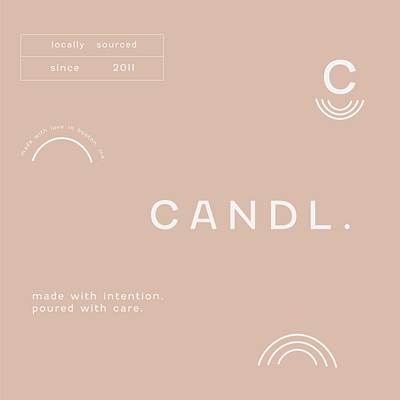 CANDL | Brand Identity Design brand brand designer brand development brand identity branding design graphic design graphic designer illustration logo logo mark logo suite minimalism primary logo secondary logo submark ui ux vector visual identity