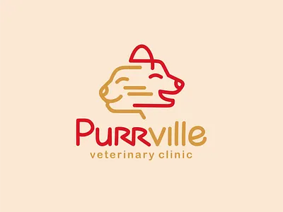 Purrville veterinary clinic agency animation brand brandidentity branding brandmark children company design font graphic design icon identity illustration logo logotype motion graphics typography ux vector