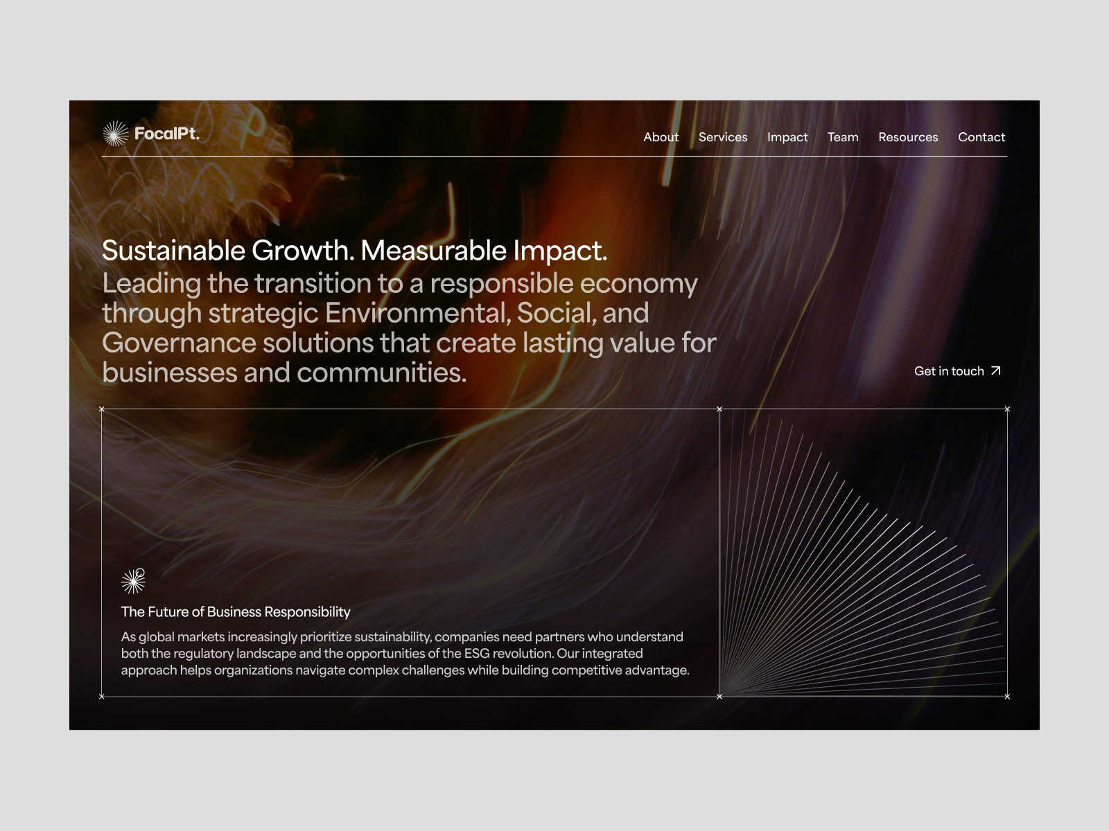 FocalPt - ESG consultancy website