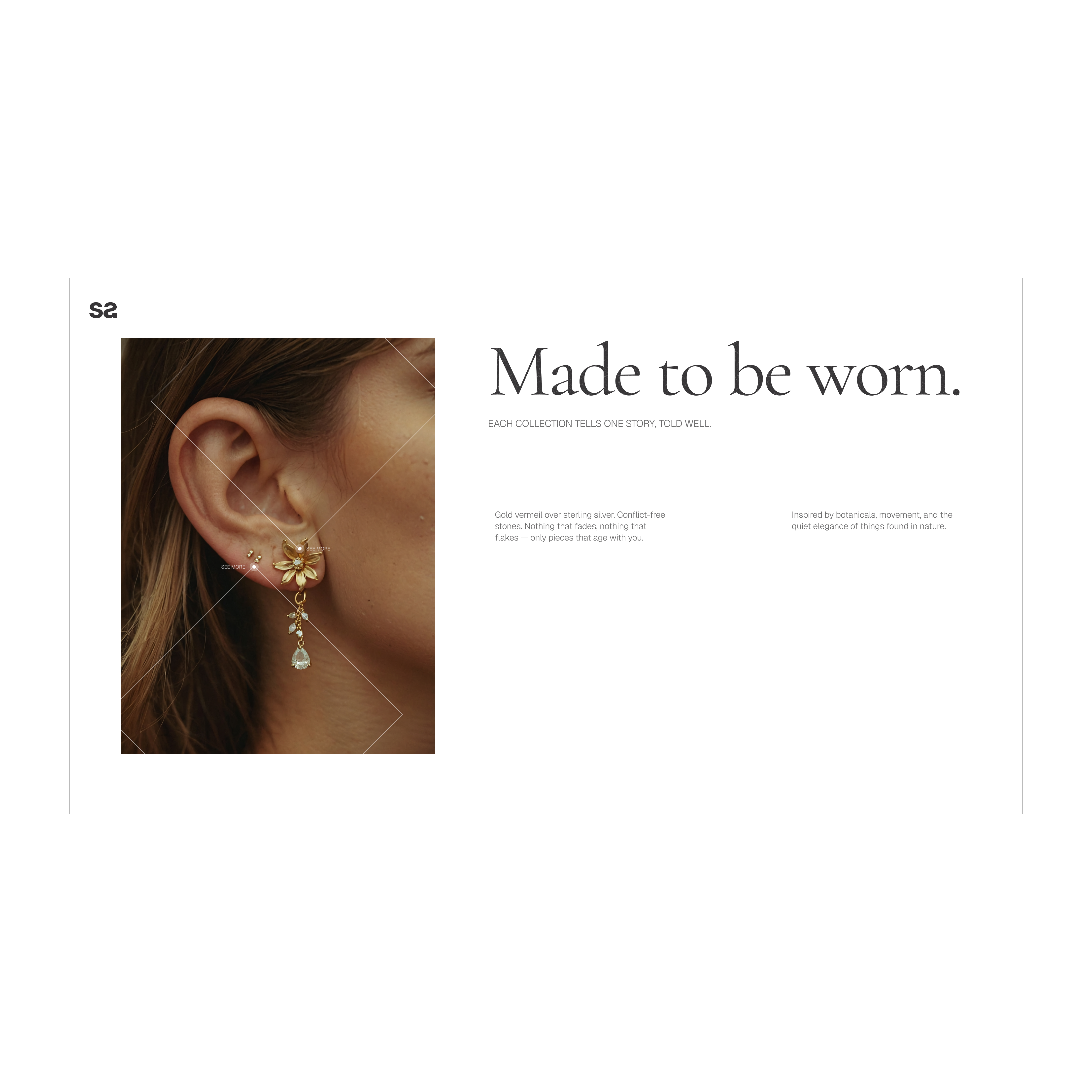Example of Jewelry Editorial — Made to be worn.