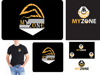 Myzone Logo Design abstract branding clothing design emblem graphic design illustration lettermark logo minimalist logo typography vector vintage logo