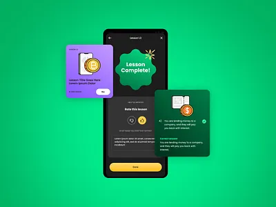 AI Fintech Investing & Literacy ai assistant ai in finance ai ux dashboard design data visualization edtech financial literacy fintech gamification investing app investment education nonprofit fintech onboarding flow personal finance portfolio dashboard product design student investing ui design ux design youth finance