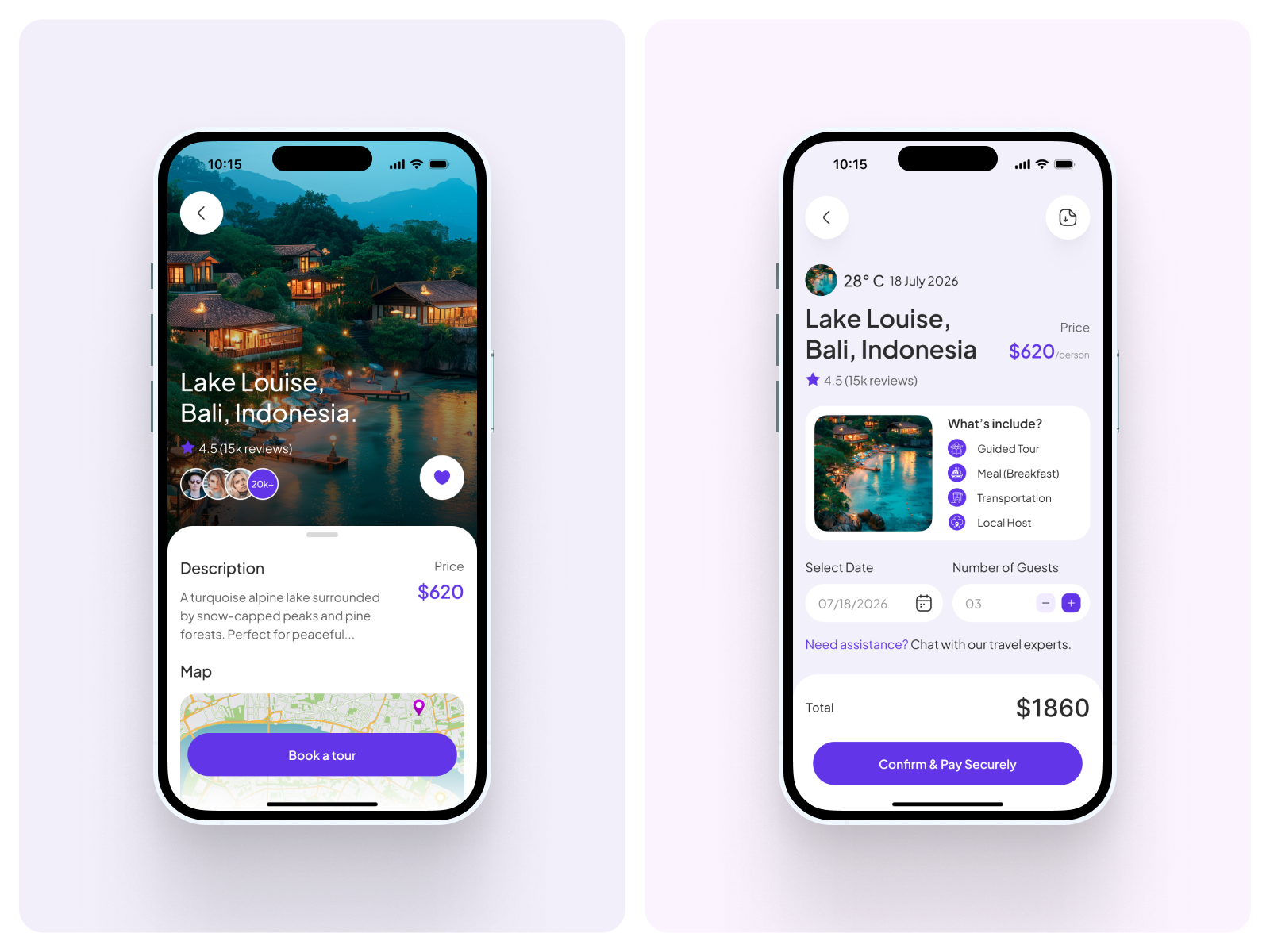 Travel Discovery Mobile App android app app design destination app digital product interaction design interface design ios app minimal design mobile app mobile ui product design tourism design travel app travel inspiration ui design user interface ux design