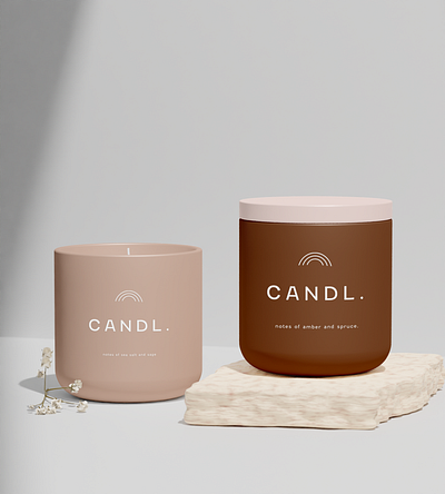 CANDL. | Candle Packaging Design brand development brand identity branding candle cpg design graphic design illustration logo logo design logo suite moodboard package packaging packaging design primary logo secondary logo ui ux vector