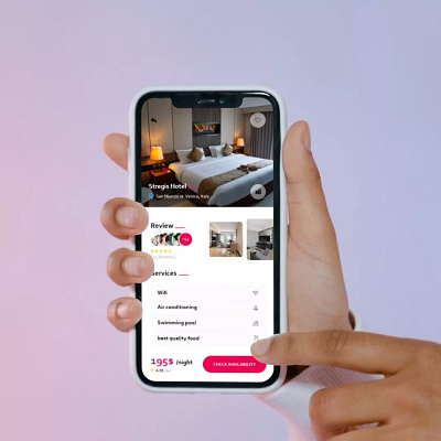 Hotel Room booking App UI design 3d animation app booking branding design graphic design hotel illustration logo motion graphics room typography ui uidesign uiux uix ux vector xd