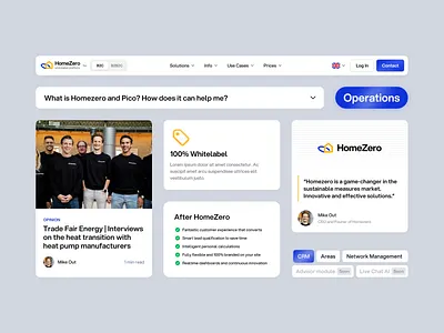 Component Library for B2B Energy SaaS Marketing b2b cards cleantech components energy enterprise greentech interface marketing modules navigation platform product saas solar system ui ux web website
