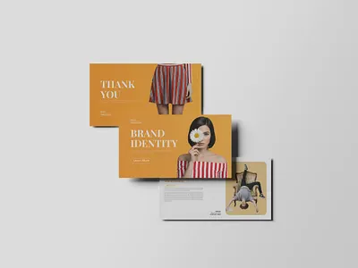 Brand Identity Presentation Template Design branding graphic design logo