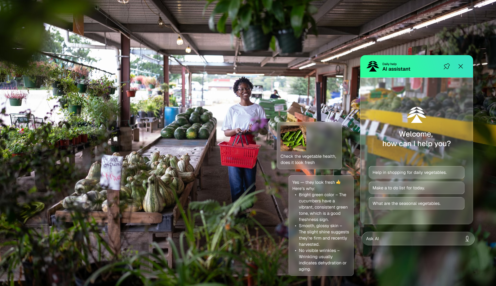 Inclusive AI in Everyday Moments ai ai design chat ui chatbot design graphic design ui user experince user interface visual design