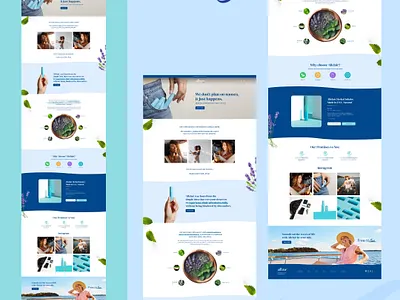 Shopify Store for lifestyle product branding custom design graphic design lifestyle shopify single product ui