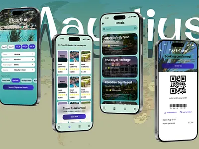 TRIPS APP TRIP TO MAURITIUS branding logo ui
