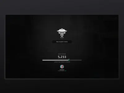 Project V: Progression alert app branding dark ui dashboard design dota 2 game game interface game ui graphic design gta v hud illustration interface notification progress bar ui ux web design