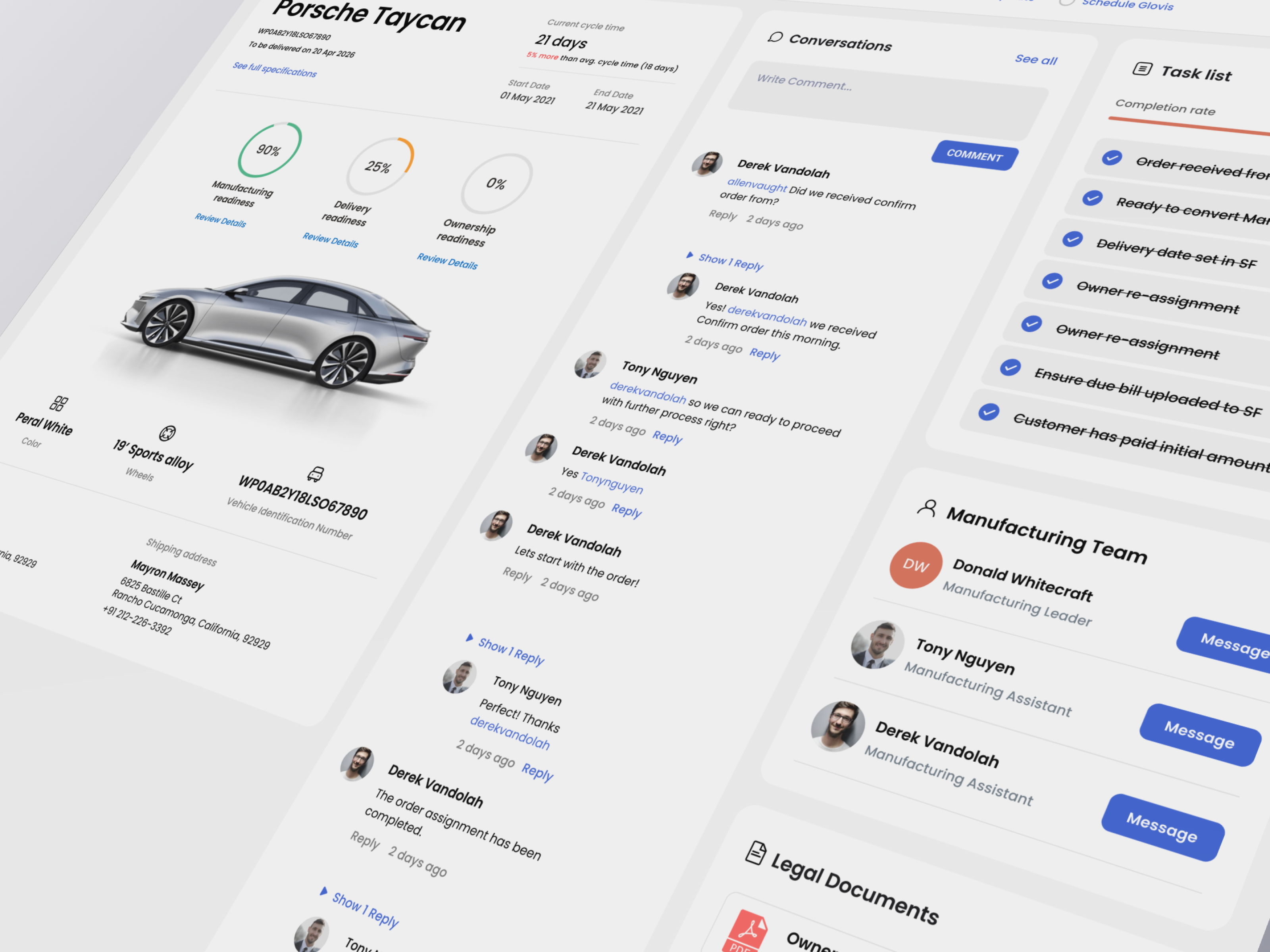Example of Modern Saa S Dashboard UI Design For Web