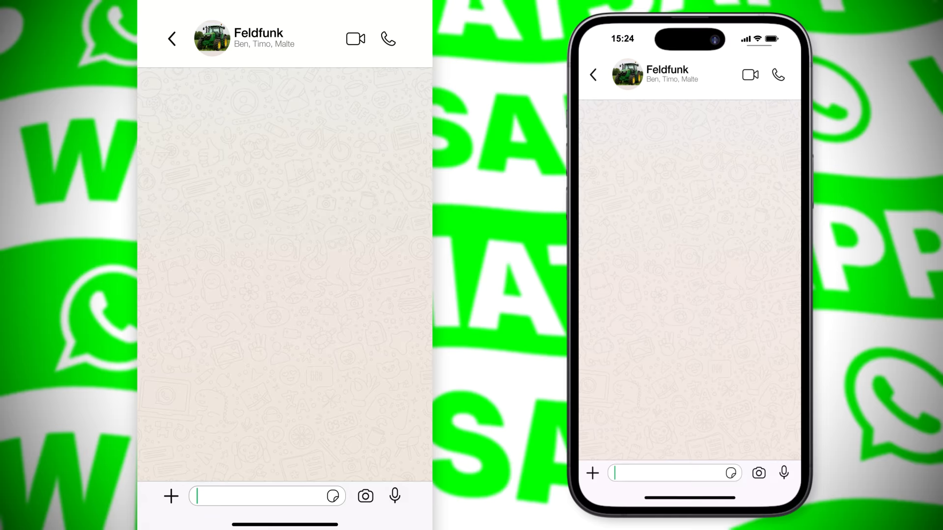 Example of Custom Whats App Chat Animation