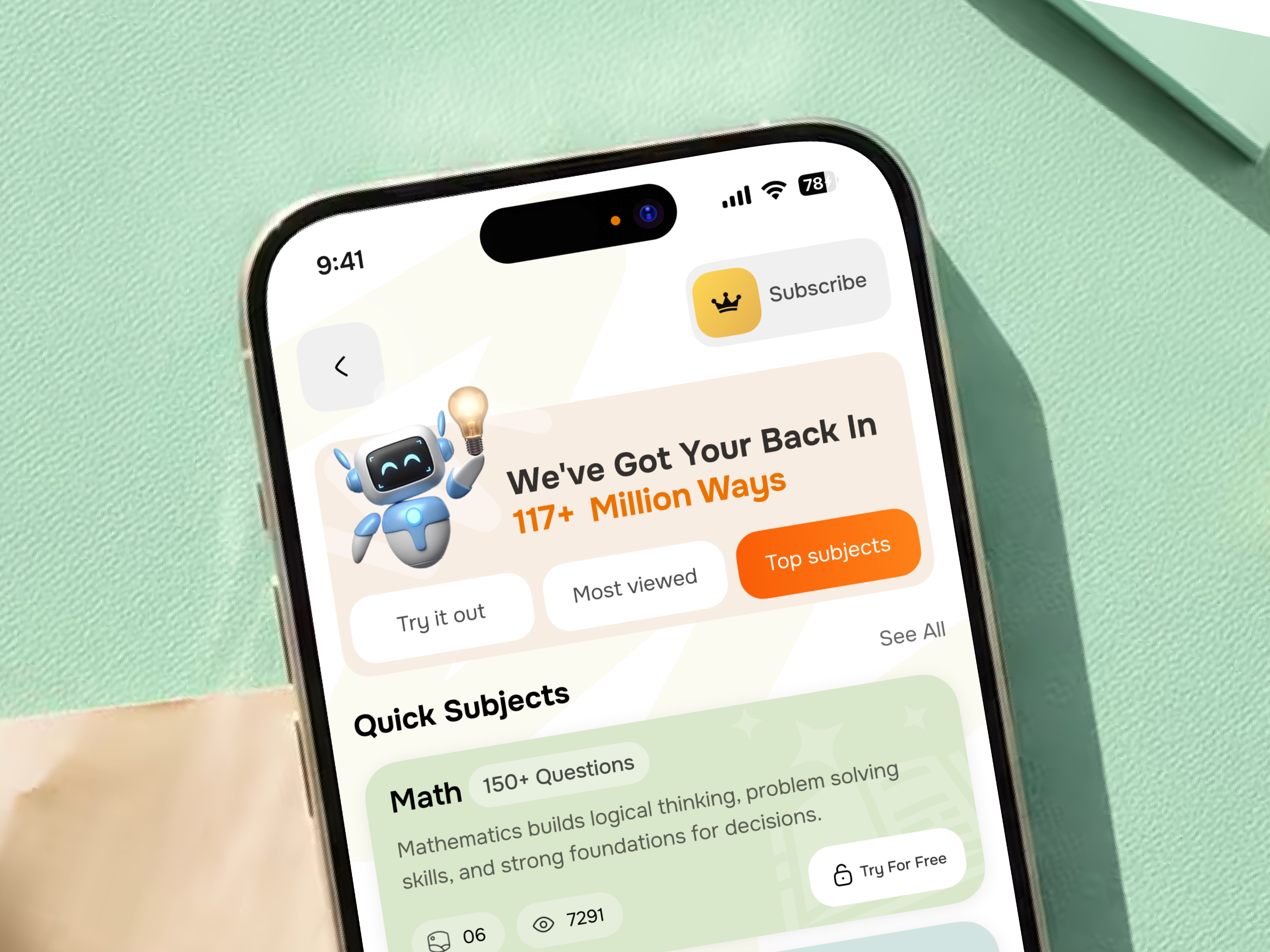 AI Education App – Smart Learning Platform Mobile UI/UX Design ai ai app app design dashboard ui edtech education app figma design learning app mobile app mobile ui product design startup app ui design ui ux design ux design