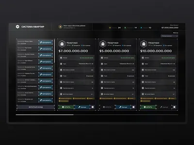 Project V: Rental System app appartment dashboard dota 2 game game interface game ui graphic design gta 5 gta v interface platform realestate rental ui ux web web design webapp website design