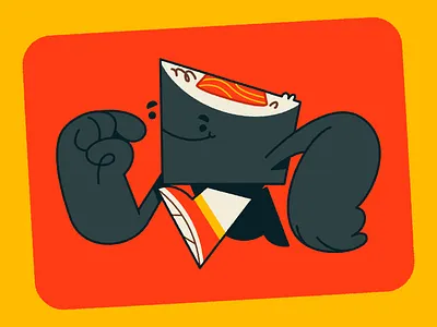 Hossomaki • Coleção Bentô 🍱 character character design hossomaki japan food sushi vector