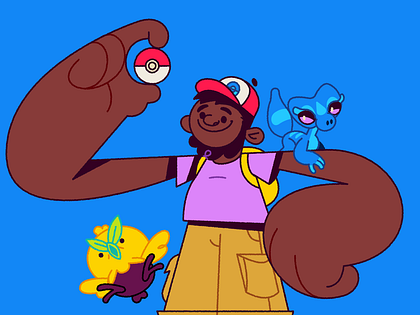 ~le wild Pokémon Trainer appears