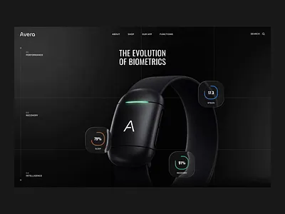 Avera ai fitness platform ai analytics ui application design best mobile app design dashboard ui data visualization fitness app health tech minimal ui mobile app mobile design inspiration most popular app design motion graphics performance tracking product design smart device sports tech startup ui web design