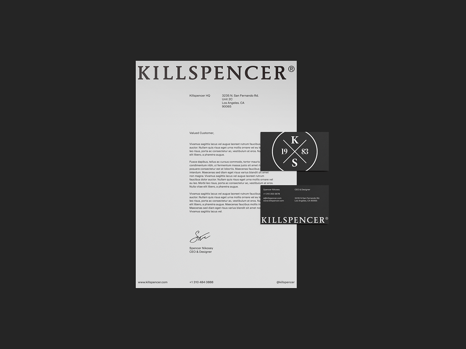 Killspencer • Brand System art direction brand development branding creative agency creative direction creative strategy design design agency graphic design