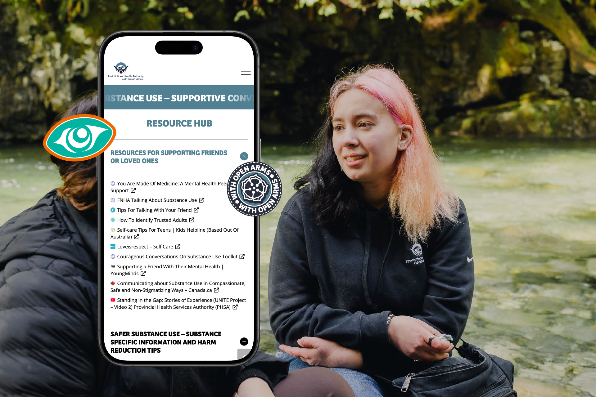 Mobile Health Resource Design - Responsive Website