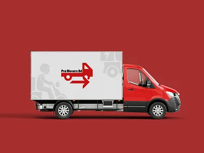 Logo for Pro Movers Move Smart. Move Strong. branding design graphic design illustration logo logo design typography vector