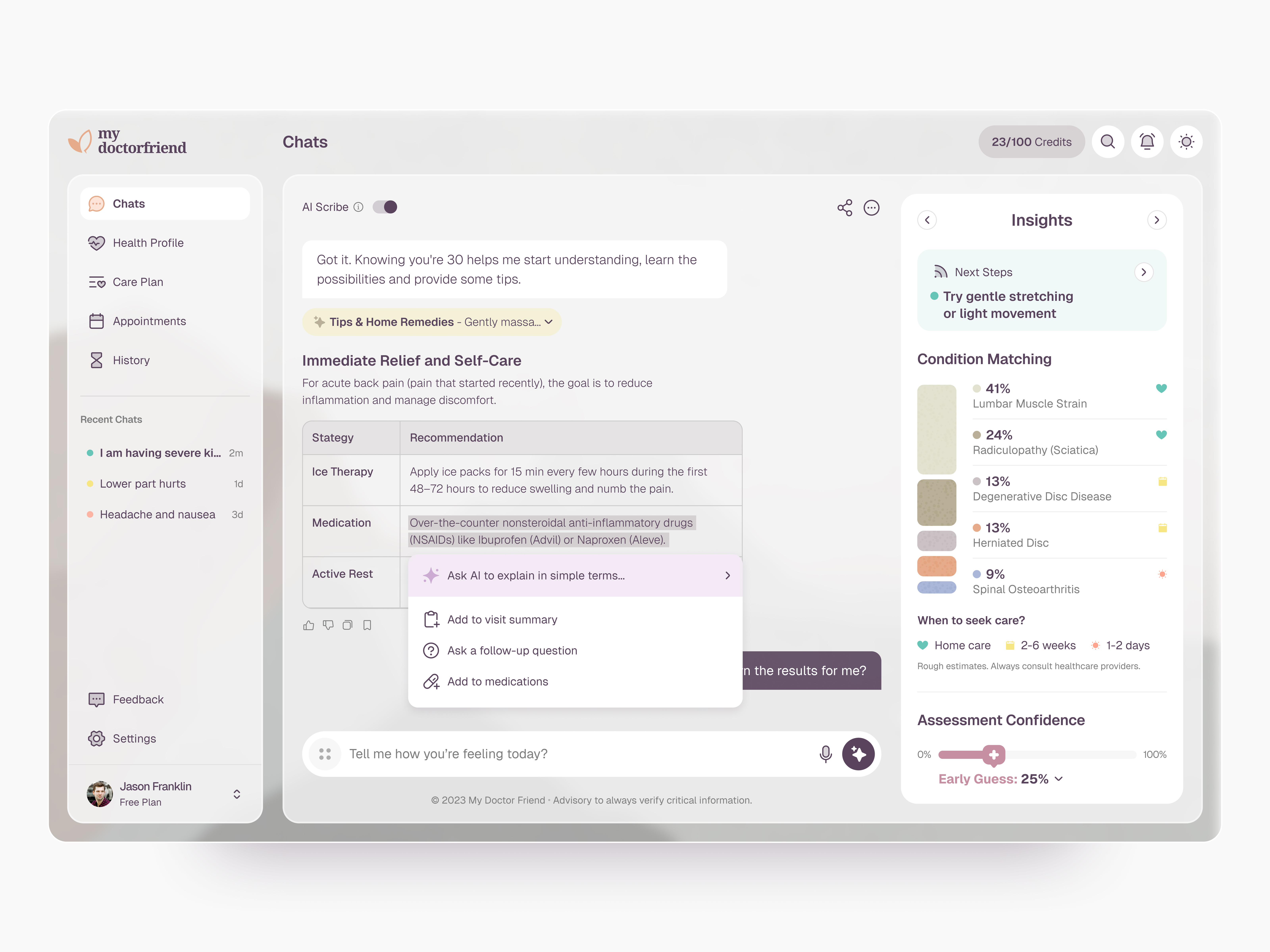 Healthcare — AI Health Copilot Application