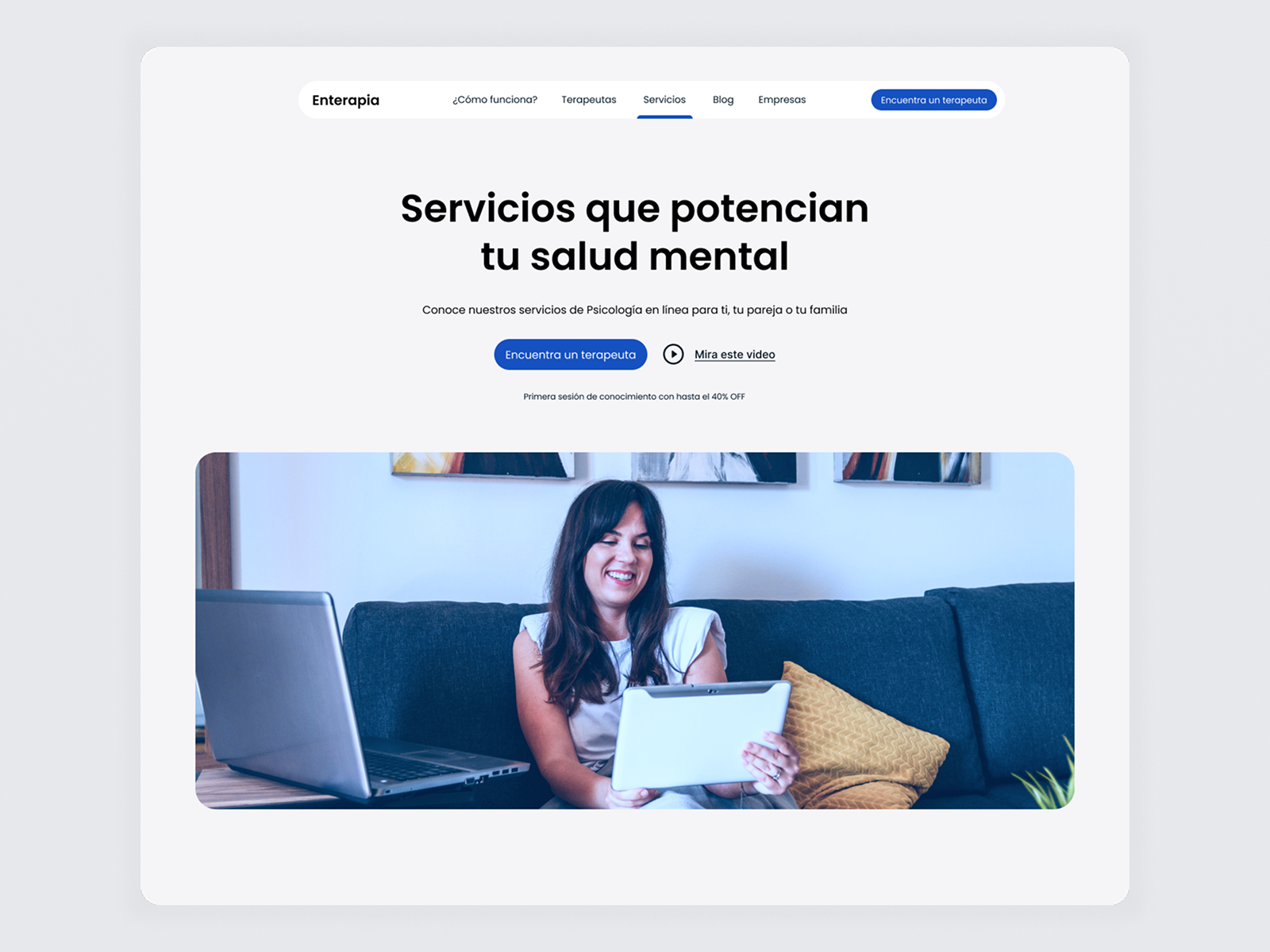 Enterapia UX/UI Design (Services)